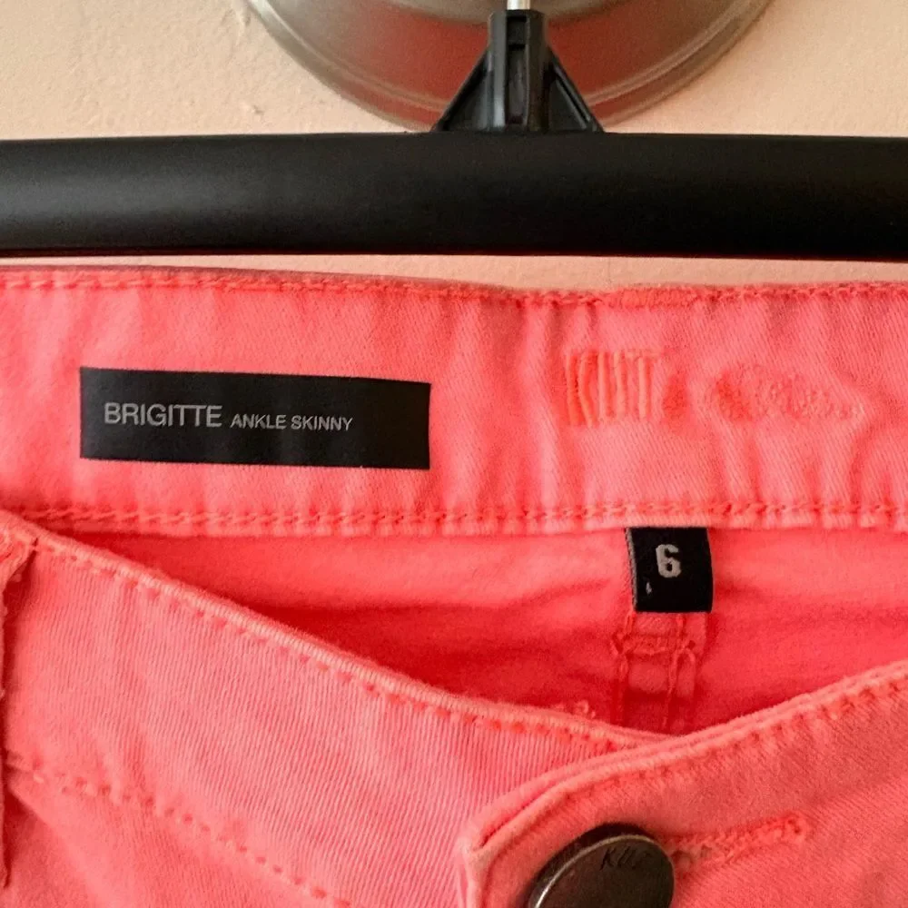 Brigitte Ankle Skinny Pink Women's Jeans Size 6